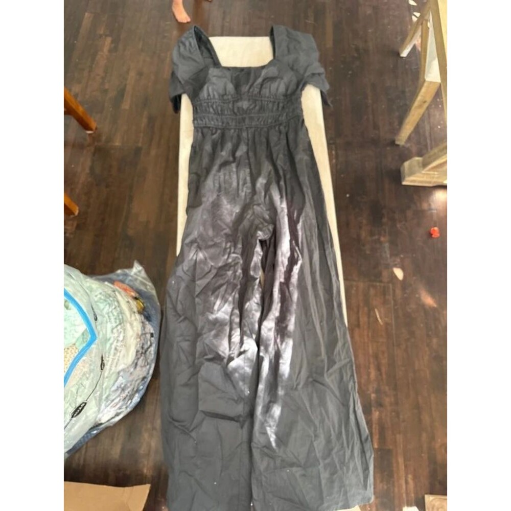 100% cotton old navy wide leg jumpsuit
